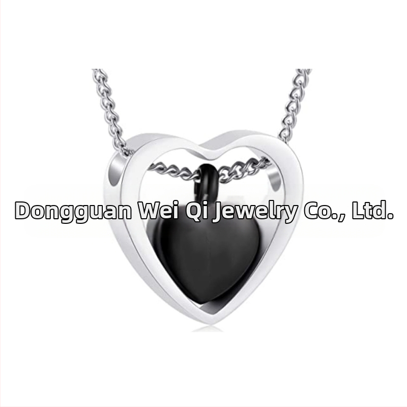 Piiriülesed ehted sugulastele Tuha ripatsiga kaelakee, õõnes südamekujuline, enimmüüdud loominguline ehe urni kaelakee