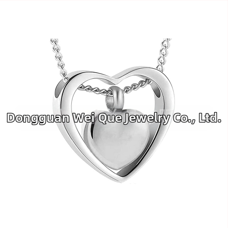 Piiriülesed ehted sugulastele Tuha ripatsiga kaelakee, õõnes südamekujuline, enimmüüdud loominguline ehe urni kaelakee