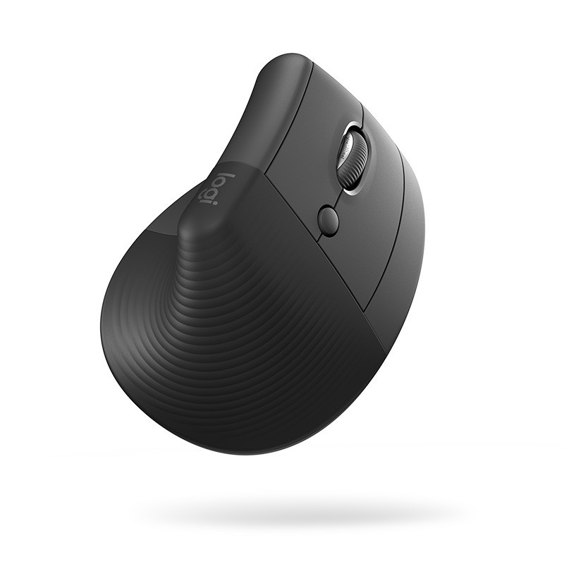 „Logitech“ („Logitech“) ergonominė vertikali pelė su belaide „Bluetooth“ biuro pele