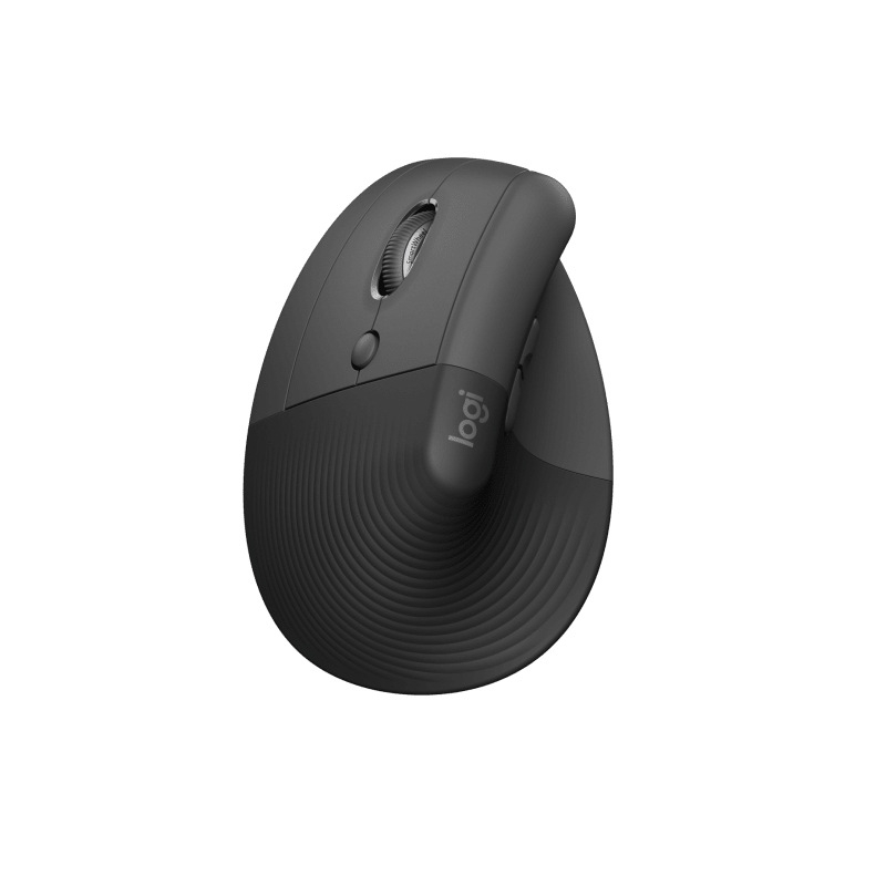 „Logitech“ („Logitech“) ergonominė vertikali pelė su belaide „Bluetooth“ biuro pele