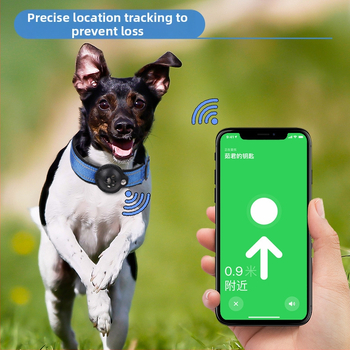 Κολάρο για κατοικίδια Airtag με μηχανική πόρπη, δερμάτινο νάιλον, ανθεκτικό στην έλξη, ανακλαστικό κολάρο σκύλου