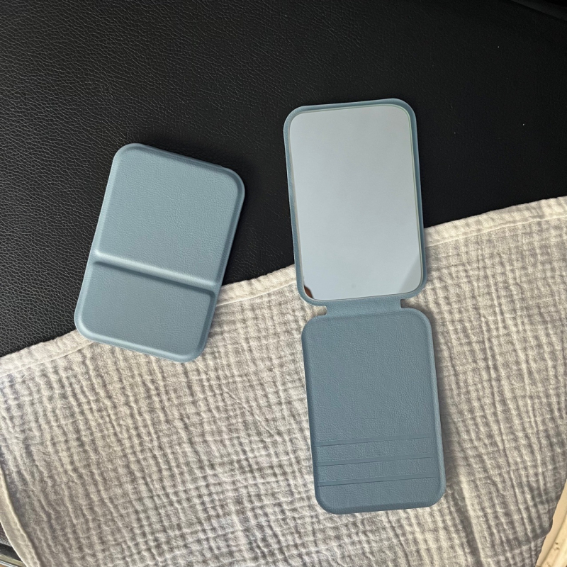 Tükör sminktükör hordozható otthoni használatra nőknek, kis kézi öltözőtükör, asztali összecsukható tükör diákok kollégiumi számára, hordozható összecsukható