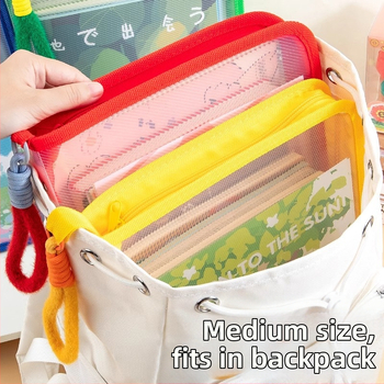 Dopamiini failikott A4 lukuga läbipaistev õpilasraamatute kandekott plush kaasaskantav hoiukott