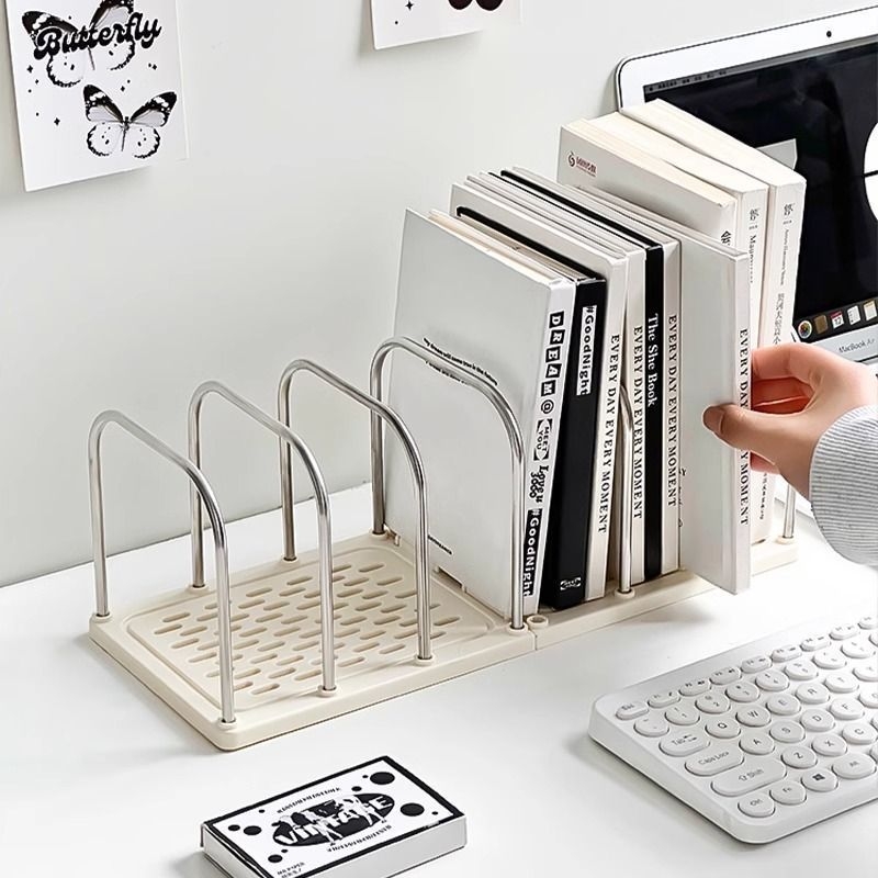 Βιβλιοθήκη για επιτραπέζια βάση βιβλίων Σταθερή βάση βιβλίων για μαθητές, ράφι αποθήκευσης γραφείου για παιδιά, κάτοχος βιβλίου