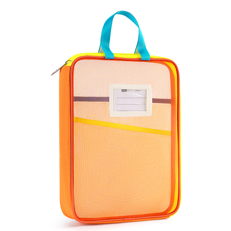 Tang Qianyi A4 formaadis L-kujuline läbipaistev dokumendikott, suure avaga, kaasaskantav õpilasraamatu ja aine klassifitseerimise kott