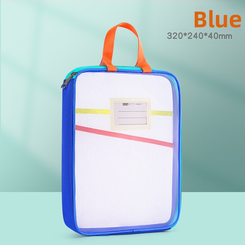 Tang Qianyi A4 formaadis L-kujuline läbipaistev dokumendikott, suure avaga, kaasaskantav õpilasraamatu ja aine klassifitseerimise kott