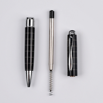 Κατασκευαστής χονδρικής πολύχρωμης περιστρεφόμενης μεταλλικής πλέξης στυλό με τυπωμένο λογότυπο για επιχειρήσεις, διαφημιστικό δώρο μεσαίου μεγέθους στυλό λαδιού