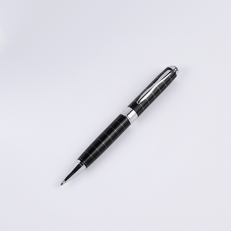 Gyártói nagykereskedelmi többszínű forgó fém hálós golyóstoll üzleti reklám ajándék közepes olajtoll nyomtatott logóval