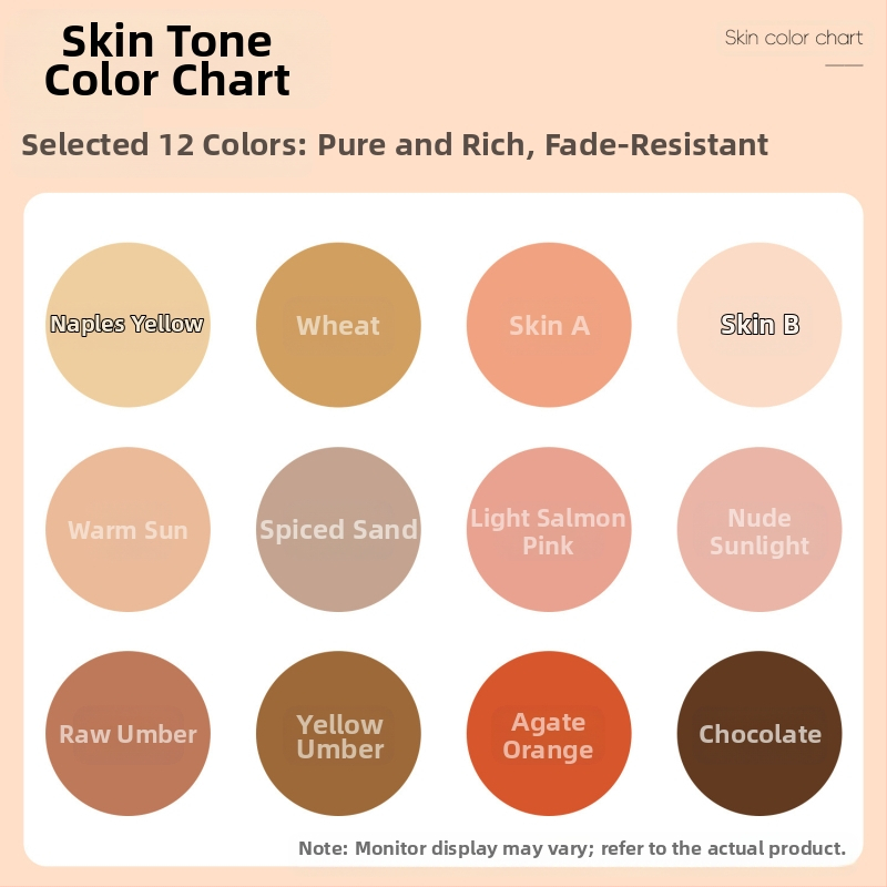 Акрилен костюм с трансграничен цвят на кожата, 12 нокти, графити, боядисани с мека глава, DIY стъклен маркер с двойна глава