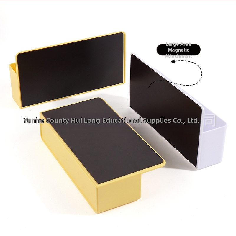 Veľkoobchodná magnetická úložná krabica, nadrozmerná ABS materiál, multifunkčná tabuľa s kriedou, magnetická tabuľa, papiernická krabica