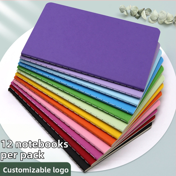 A6 värviline märkmik lihtne kaasaskantav märkmik vikerkaareõmblus see auto tasku see laos komplekt hulgimüük hulgimüük