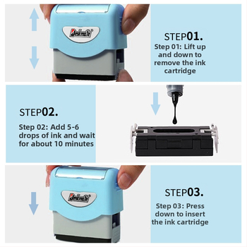 Desmei KL1444 gaismjutīga zīmoga materiāla vairumtirdzniecības rūpnīcas bērnudārza skolas bērnu drēbju nosaukuma zīmogs