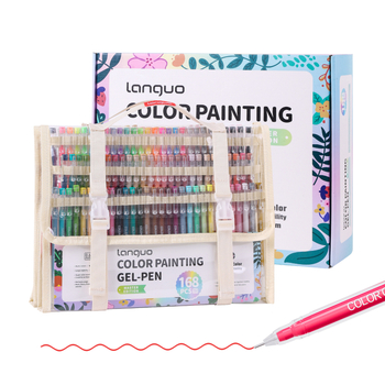 Sinise puuvilja käsiraamatu pliiatsikomplekt 168 värvi Suure mahutavusega käsiraamatu markeriga maalimispliiats Neutraalne pliiats Põhivärvi pliiats