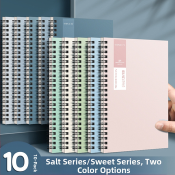 Vienkārša spirāles piezīmju grāmatiņa vairumtirdzniecībai A5 studentu piezīmju grāmatiņa B5 sabiezināta piezīmju blociņa horizontālas līnijas iekšējās lapas dienasgrāmata