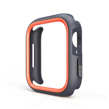 Apple Watch 10/9/8/7 Apple Watch dobais divu krāsu aizsargapvalks, īpaši aizsargājošs korpuss, 49 mm