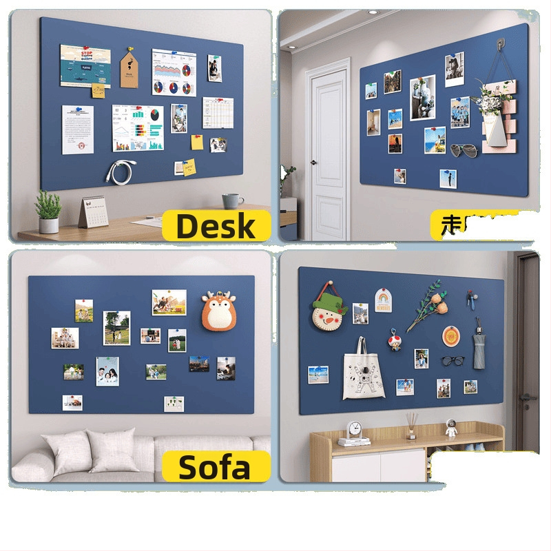 Фото стенен фон, домакински магнитен магнит за хладилник без перфоратор, висящ декоративен стикер за стена с черна дъска