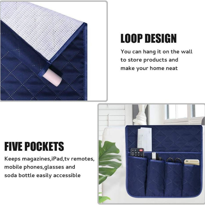 „Amazon“ sofos porankio krepšys, mobiliojo telefono nuotolinio valdymo pulto laikymo krepšys, sofos pakabinimui, sofos porankis