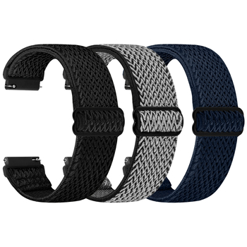 Директни продажби от фабриката 20/22 мм, подходящ за HuaWei gt3, ластик с вълнообразен модел, W-образен, малка катарама, каишка за китка