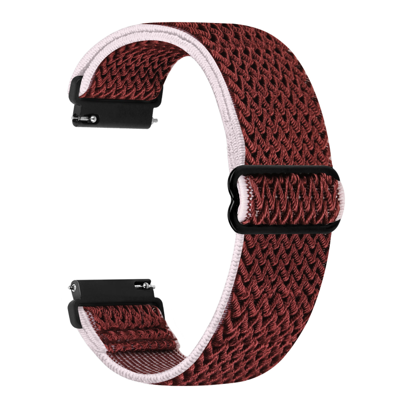 Tehase otsemüük 20/22 mm sobib HuaWei gt3-le lainemustriga elastne riba W-mustriga väikese pandlaga randmerihm