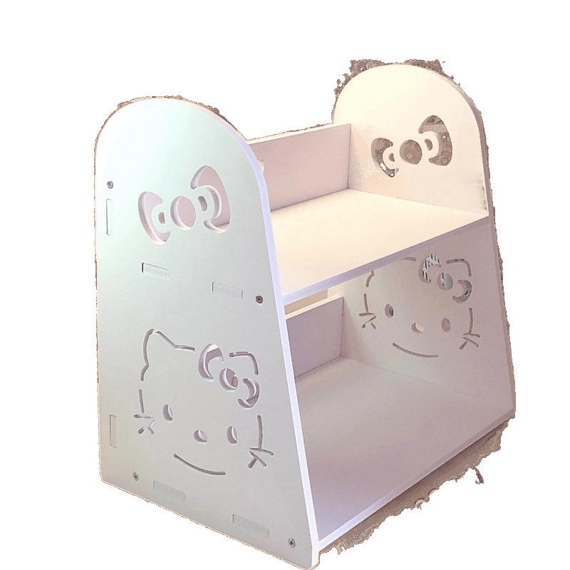 Asztali tárolóállvány, tároló, Hellokitty szobadekoráció, pulton lévő tárolódoboz, stílusos gyerekasztal