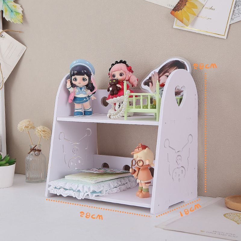 Asztali tárolóállvány, tároló, Hellokitty szobadekoráció, pulton lévő tárolódoboz, stílusos gyerekasztal