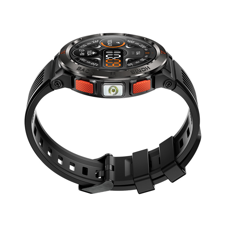 Uus Gs500 nutikell Bluetooth-kõne, GPS-positsioneerimine, sporditaskulamp, pulsisageduse ja vererõhu mõõtmise veekindel nutikell