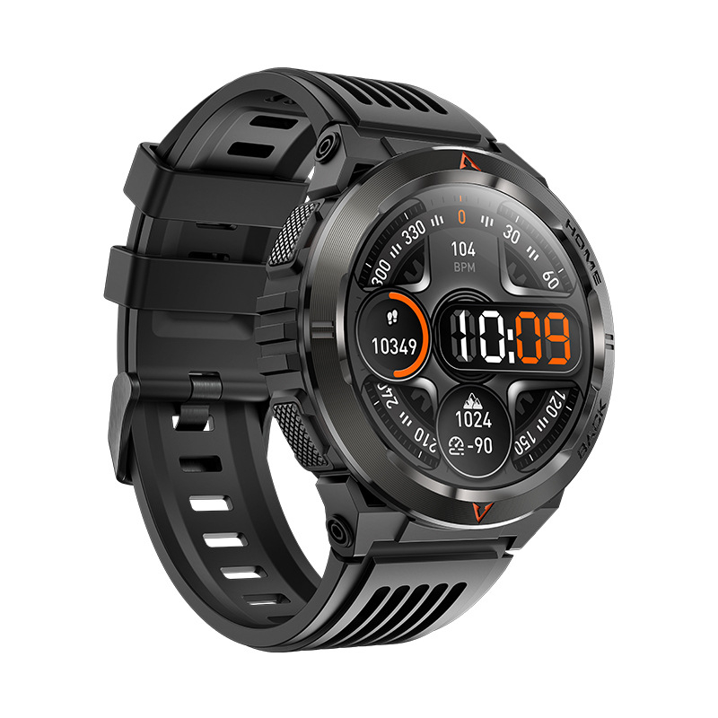 Uus Gs500 nutikell Bluetooth-kõne, GPS-positsioneerimine, sporditaskulamp, pulsisageduse ja vererõhu mõõtmise veekindel nutikell