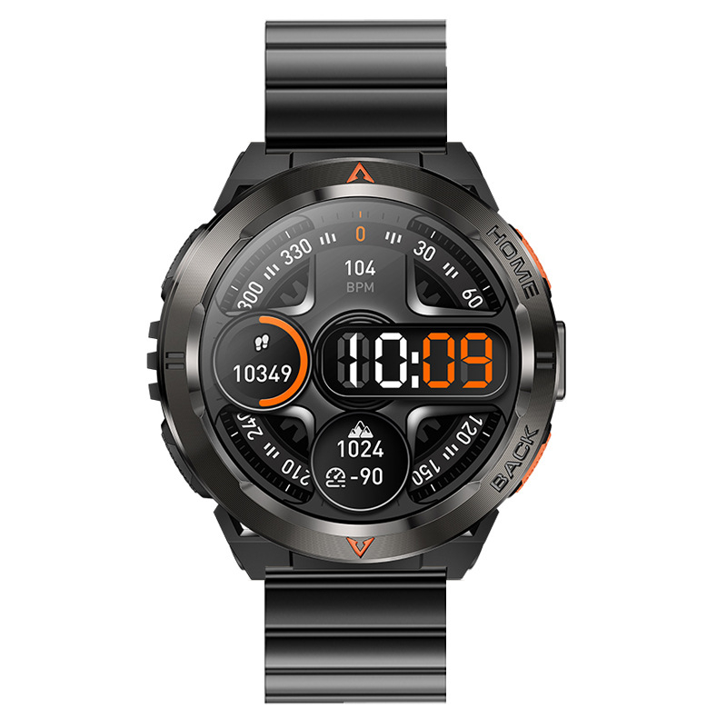 Uus Gs500 nutikell Bluetooth-kõne, GPS-positsioneerimine, sporditaskulamp, pulsisageduse ja vererõhu mõõtmise veekindel nutikell