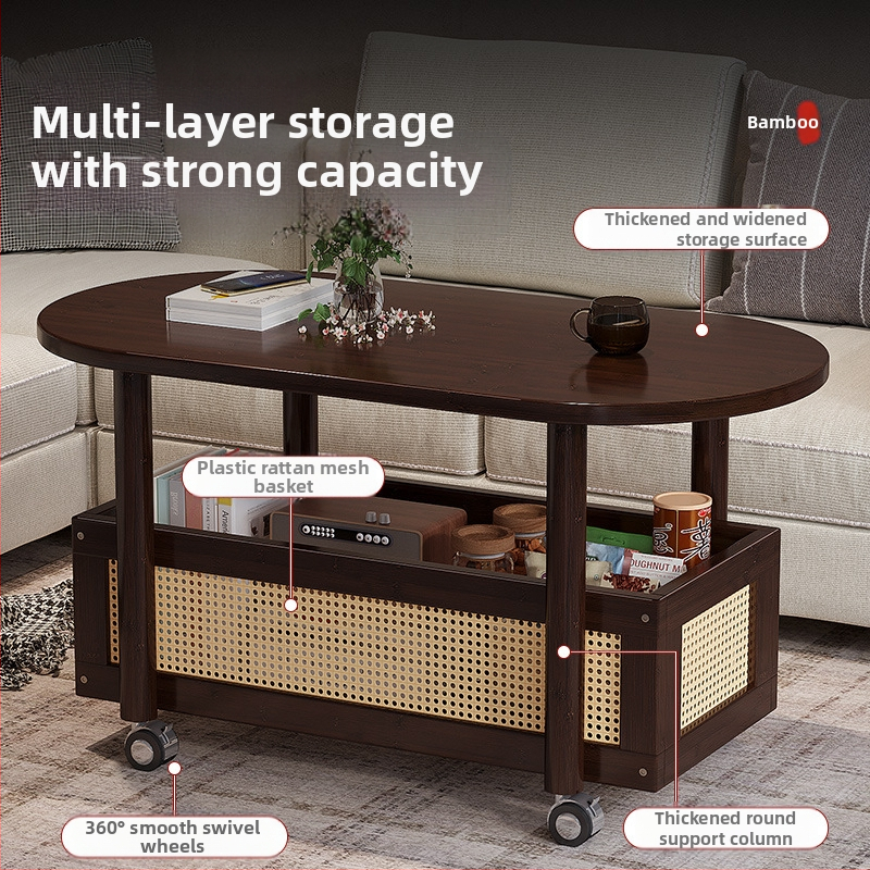 Подвижна масичка за кафе, лек луксозен и висок клас хол, малък апартамент, малка масичка за чай, стелаж за съхранение, странична масичка за диван, страничен шкаф