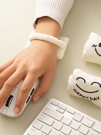 Kézpárna irodai asztalhoz, egérkesztyűhöz, csuklópárna, aranyos irodai számítógépes gépelési csuklópárna, kézpárna nőknek