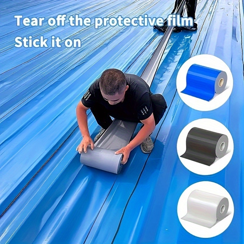 Χρώμα Ατσάλινο Πλακάκι Αδιάβροχο Αυτοκόλλητο Ρολό Πηγή Υλικού Κατασκευαστής Ειδικό Σιδερένιο Πλακάκι Αδιάβροχο Επισκευής Διαρροών Ρολάκι Στέγης Αδιάβροχο