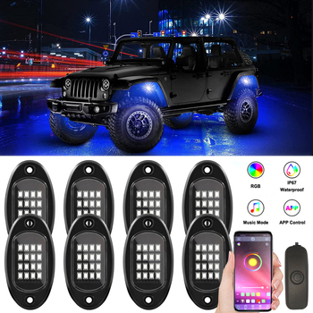 Pārrobežu specializēta automašīnas šasijas gaisma ar vienu vilkmi Bayi vilkšanas 6 gāzes lampa krāsaina dubultā tālvadības pults APP vadības gāzes lampa