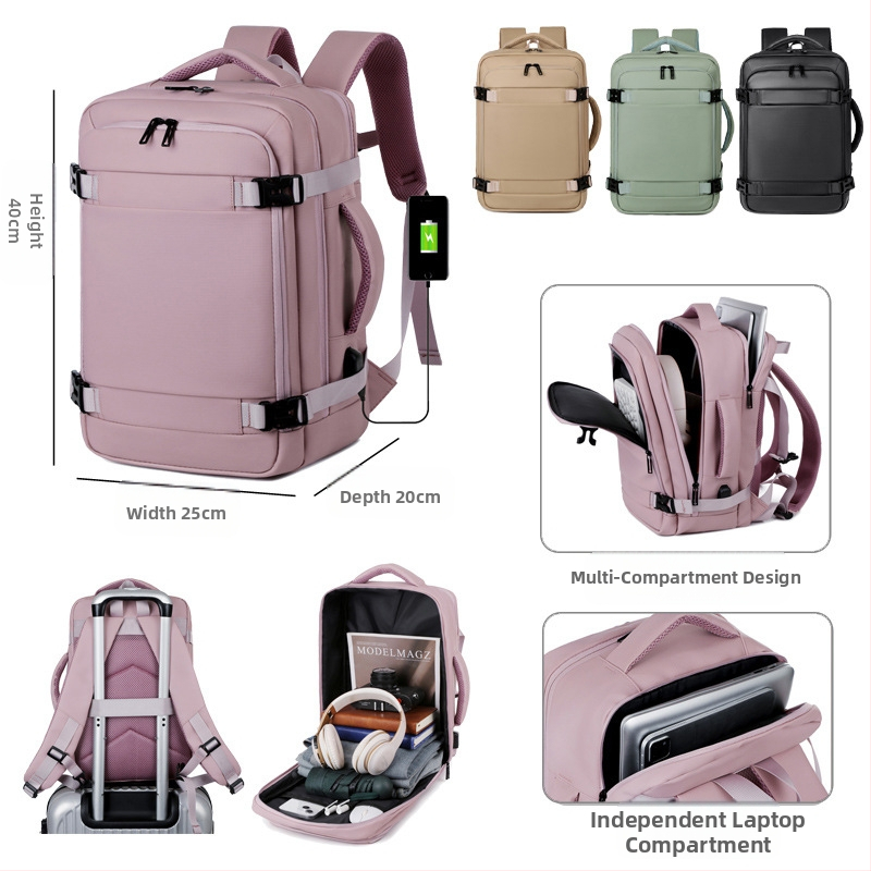 Раница за мъжки туризъм, нова бизнес чанта с голям капацитет, многофункционална преносима чанта за лаптоп