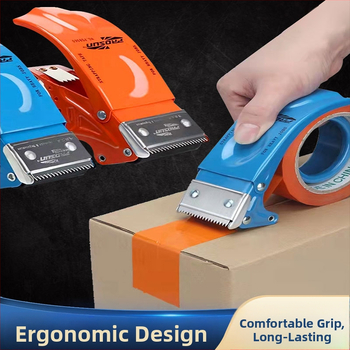 Όλος ο κόπτης μετάλλων 48mm sealer κιβωτίων διαφανής ταινία σφραγίζοντας μηχανή που συσκευάζει τη χονδρική φορητή θήκη ταινίας χειρός