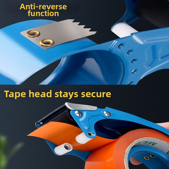 Όλος ο κόπτης μετάλλων 48mm sealer κιβωτίων διαφανής ταινία σφραγίζοντας μηχανή που συσκευάζει τη χονδρική φορητή θήκη ταινίας χειρός