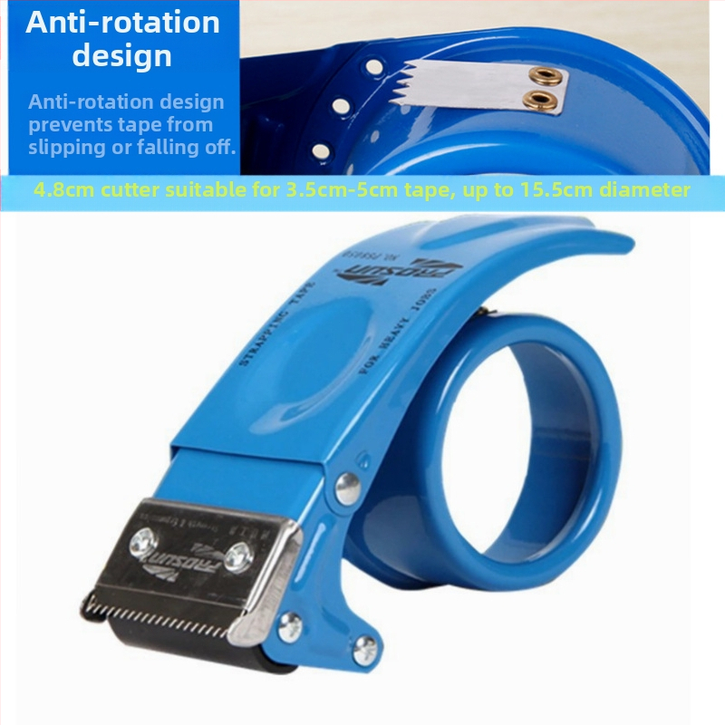 Täismetallist lõikur 48mm karbitihendaja läbipaistva lindi tihendusmasina pakendamise artefakti hulgimüügi pihuarvuti lindihoidja