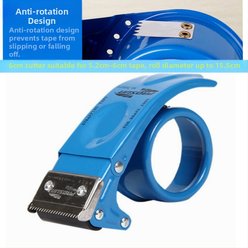 Täismetallist lõikur 48mm karbitihendaja läbipaistva lindi tihendusmasina pakendamise artefakti hulgimüügi pihuarvuti lindihoidja