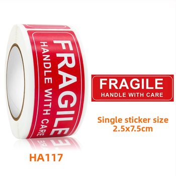 TÖRÉKENY matricák, óvatosan kezelendő, ne nyomkodja, ne ejtse le, figyelmeztető táblák, öntapadós címkék, tekercses matricák