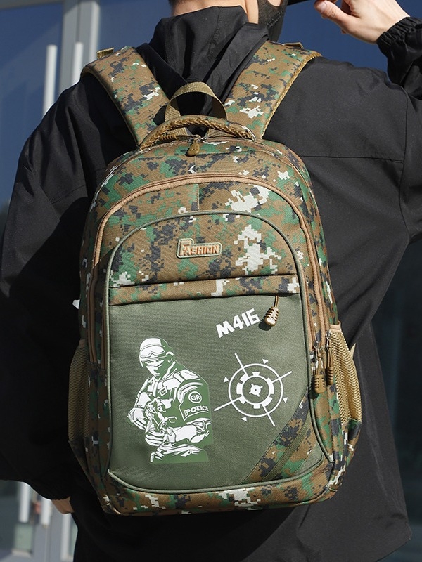 Kamuflaažseljakoti tootja otsemüük Pubg kolmetasandiline seljakott algkooliõpilaste seljakott 1.-3.-6. klassile