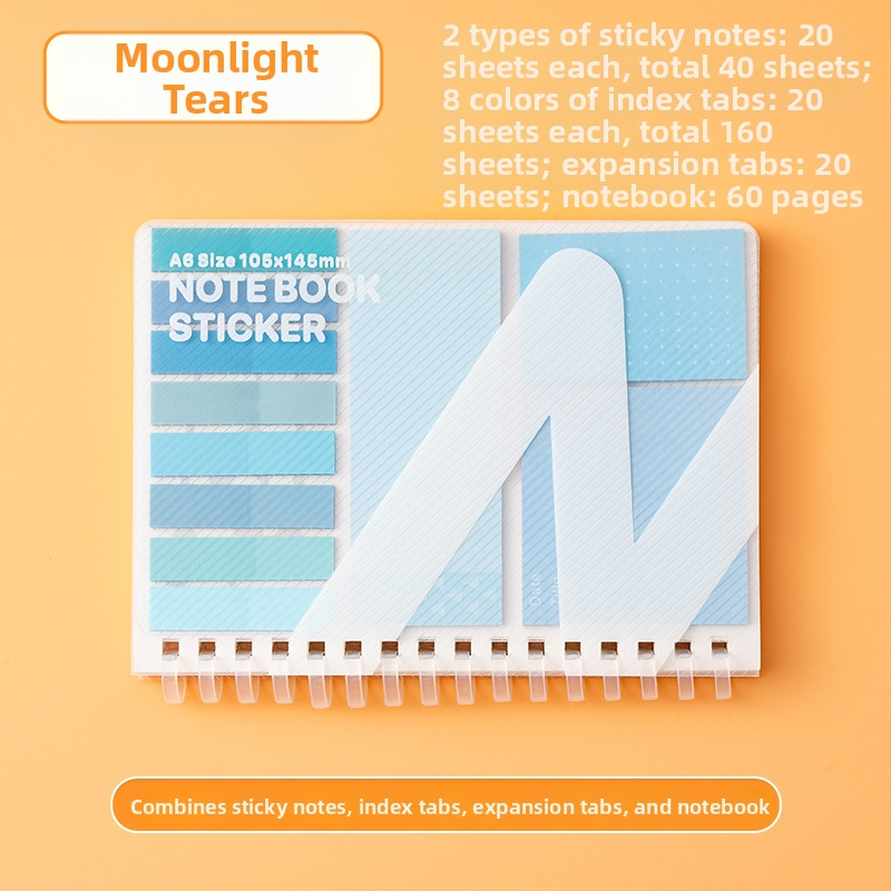 ISN Wind Expansion Post-it kleepuv kleebis üliõpilastele, kes peavad sooritama magistriõppe sisseastumiseksami, erksavärviline lihtne Post-it kleebis, lahtised lehed