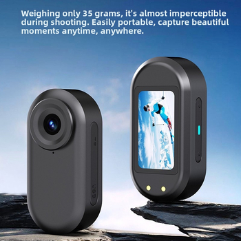 Nešiojama dviračių sporto kamera su magnetiniais šarvais, skirta nykščio fiksavimui, 1080P sportinei kamerai, nešiojama susitikimų įrašų stebėjimui.