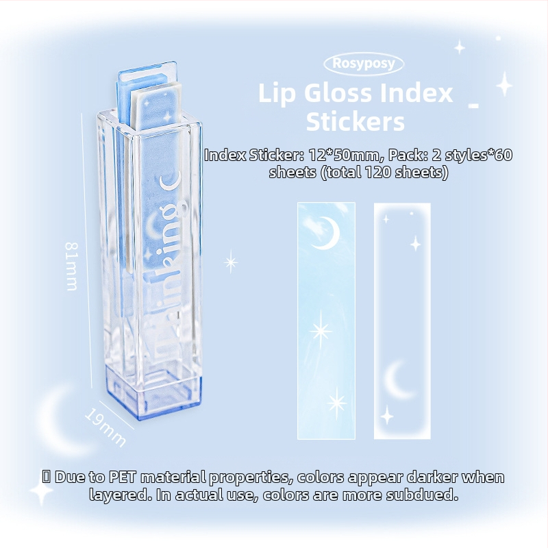 Стикери за устни RosyPosy Soft Creative Lip Glaze, 100% оригинални ...