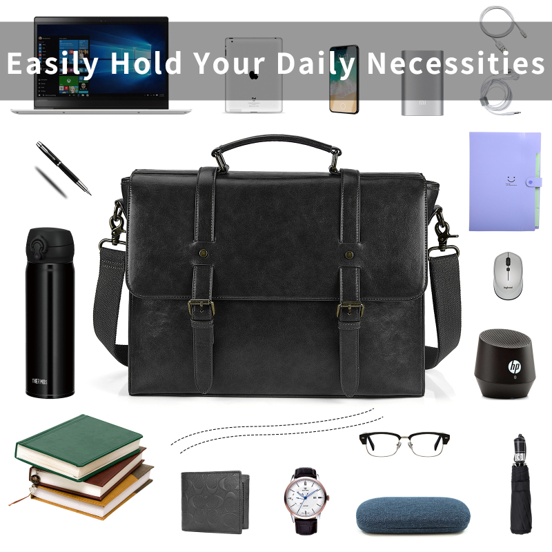 Rūpnīcas tiešā pārdošana Eiropas un Amerikas stila pārrobežu retro PU vīriešu plecu soma īstas ādas portfelis biznesa datora soma plecu soma