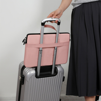 Чанта за лаптоп, ултратънка, ултралека чанта за през рамо, чанта за изложби, куфарче, чанта за компютър Superbook с лого