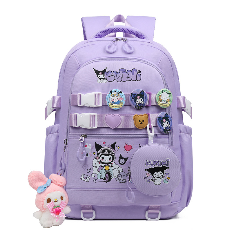 Uus stiilne multifunktsionaalne suure mahutavusega õpilaskoolikott keskkooli tüdrukutele, mitme sektsiooniga katuseharja kaitsega seljakott, universaalne vabaaja seljakott