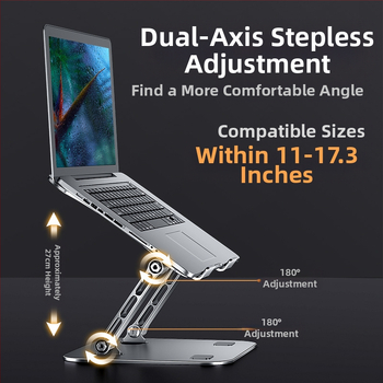 Süsinikterasest sülearvuti alus kahe käetoega kokkupandav mängumärkmiku alus