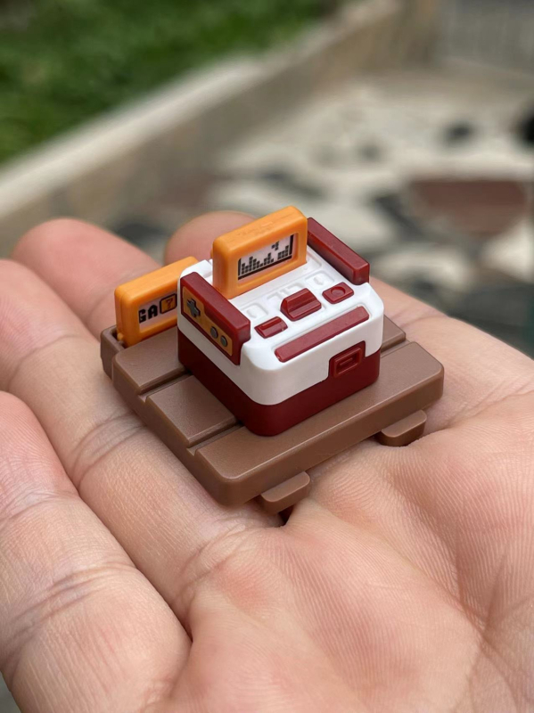 MAC klaviatūros dangtelis FC raudonai baltas mašininis mechaninis klaviatūros dangtelis 80-ųjų „Mac Macita“ retro personalizuotas permatomas klaviatūros dangtelis