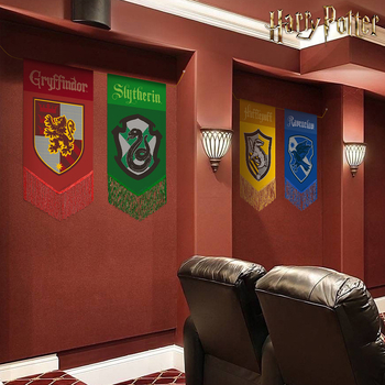 Harry Potteri sarja lipu tutiga kaunistus rippuv lipp Ktv teema kaunistus värvikas iseloomulik lipp rippuv lipp peolipp
