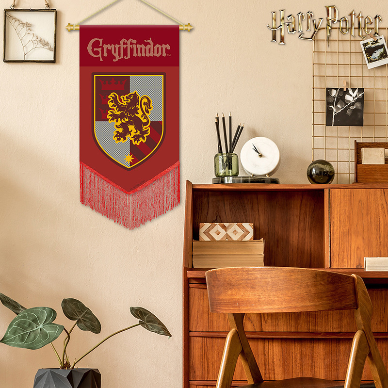 Harry Potteri sarja lipu tutiga kaunistus rippuv lipp Ktv teema kaunistus värvikas iseloomulik lipp rippuv lipp peolipp