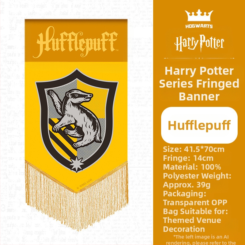 Harry Potteri sarja lipu tutiga kaunistus rippuv lipp Ktv teema kaunistus värvikas iseloomulik lipp rippuv lipp peolipp